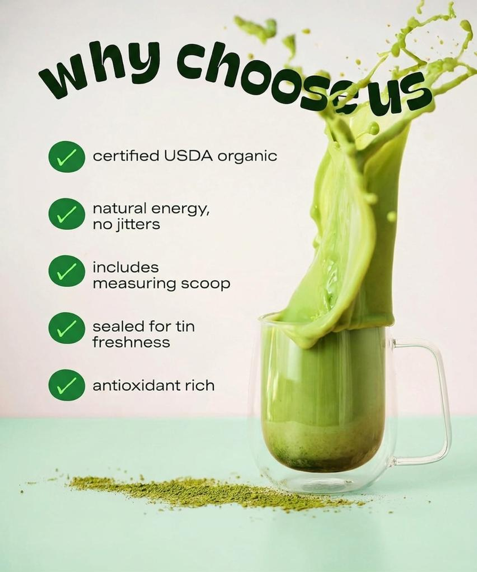 Earth Sip Max Ceremonial Matcha for Calm Alertness, Metabolic Boost & Cognitive Support – High Antioxidant, Smooth Umami, L-theanine Rich Formula